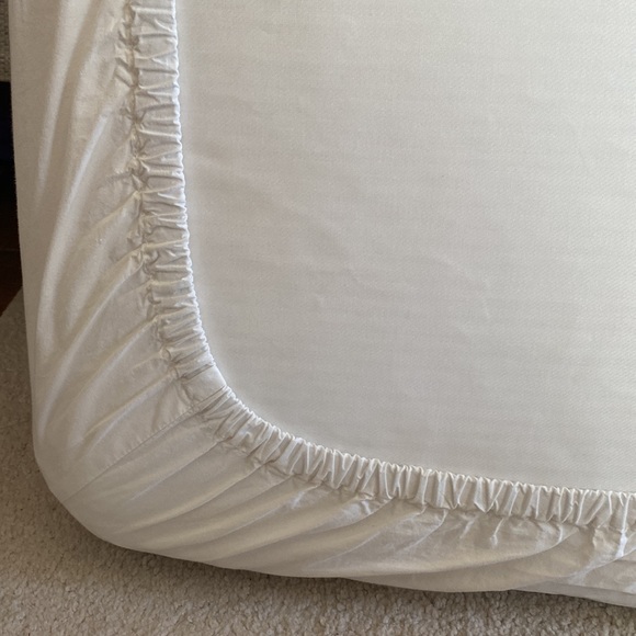 Coyuchi organic white quilted crib mattress pad organic cotton GOTS certified - Picture 9 of 12